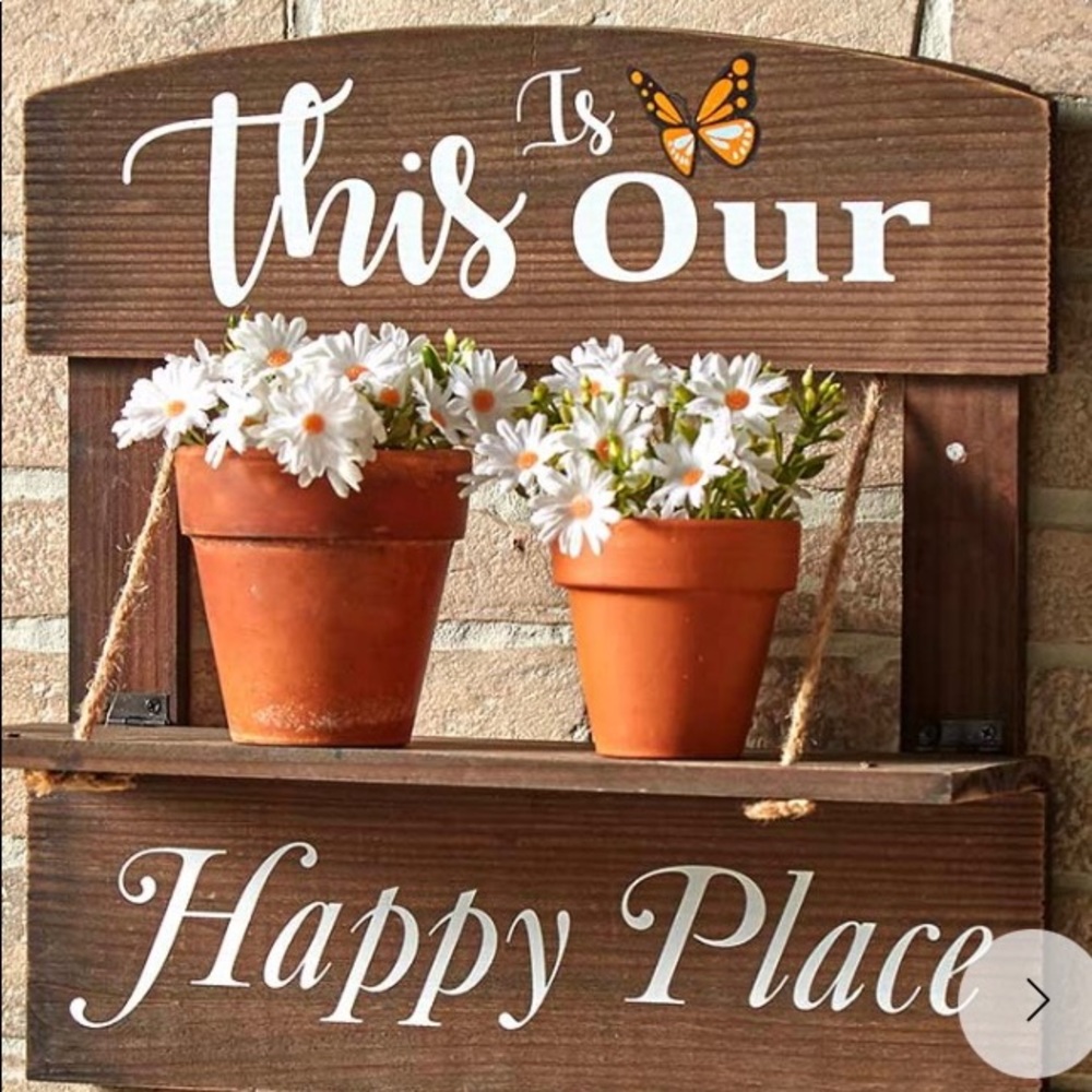 Summer Themed Decor Sign with Shelf